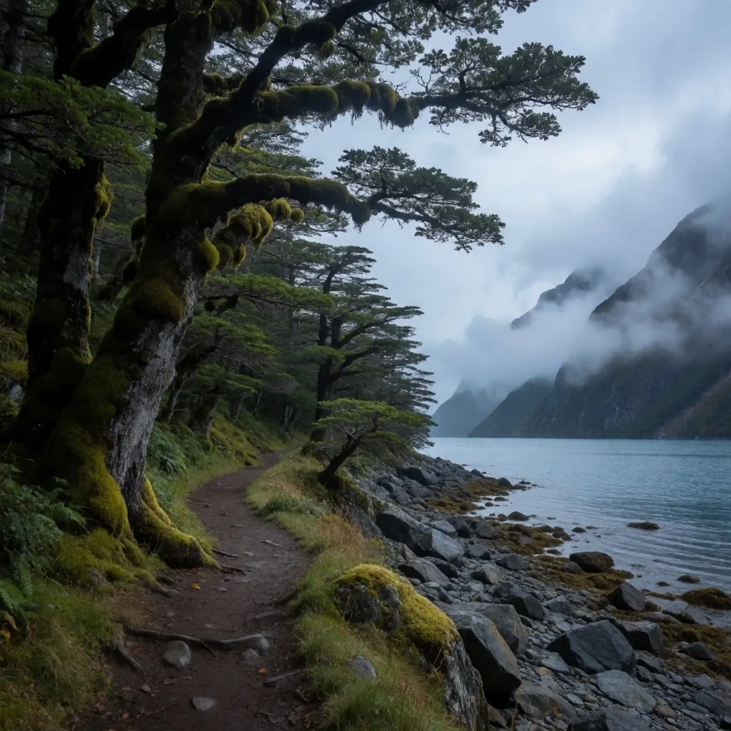 Bosque subantártico en el Parque Nacional Tierra del Fuego, Ushuaia