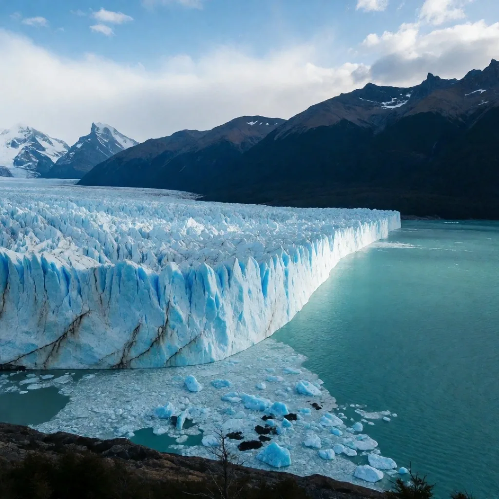 Glaciar Perito Moreno en el Parque Nacional Los Glaciares, Santa Cruz