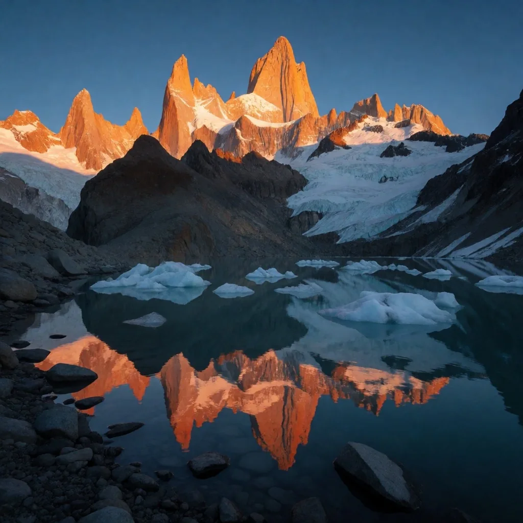 Cerro Fitz Roy en el sector norte del Parque Nacional Los Glaciares