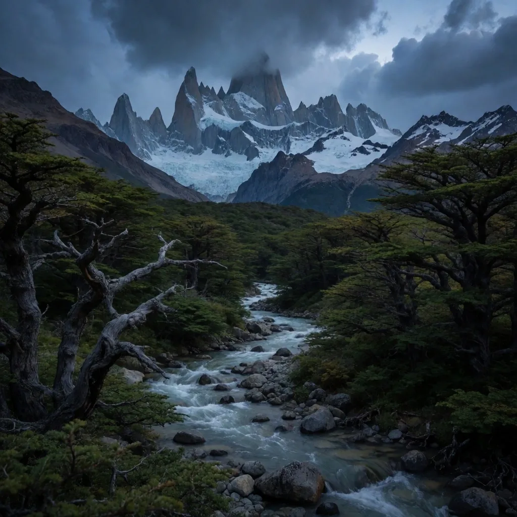 Valle del Río Eléctrico con vista del Fitz Roy